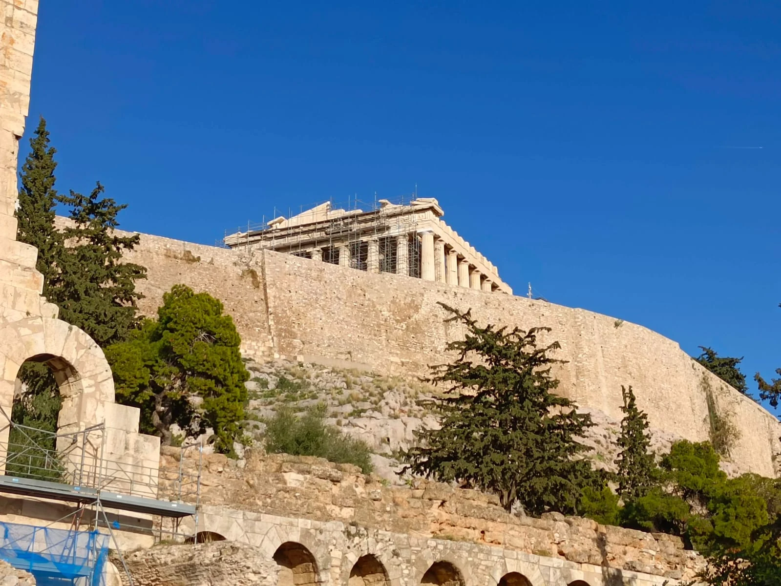 The Parthenon on the Acropolis, one of Athens’ landmarks