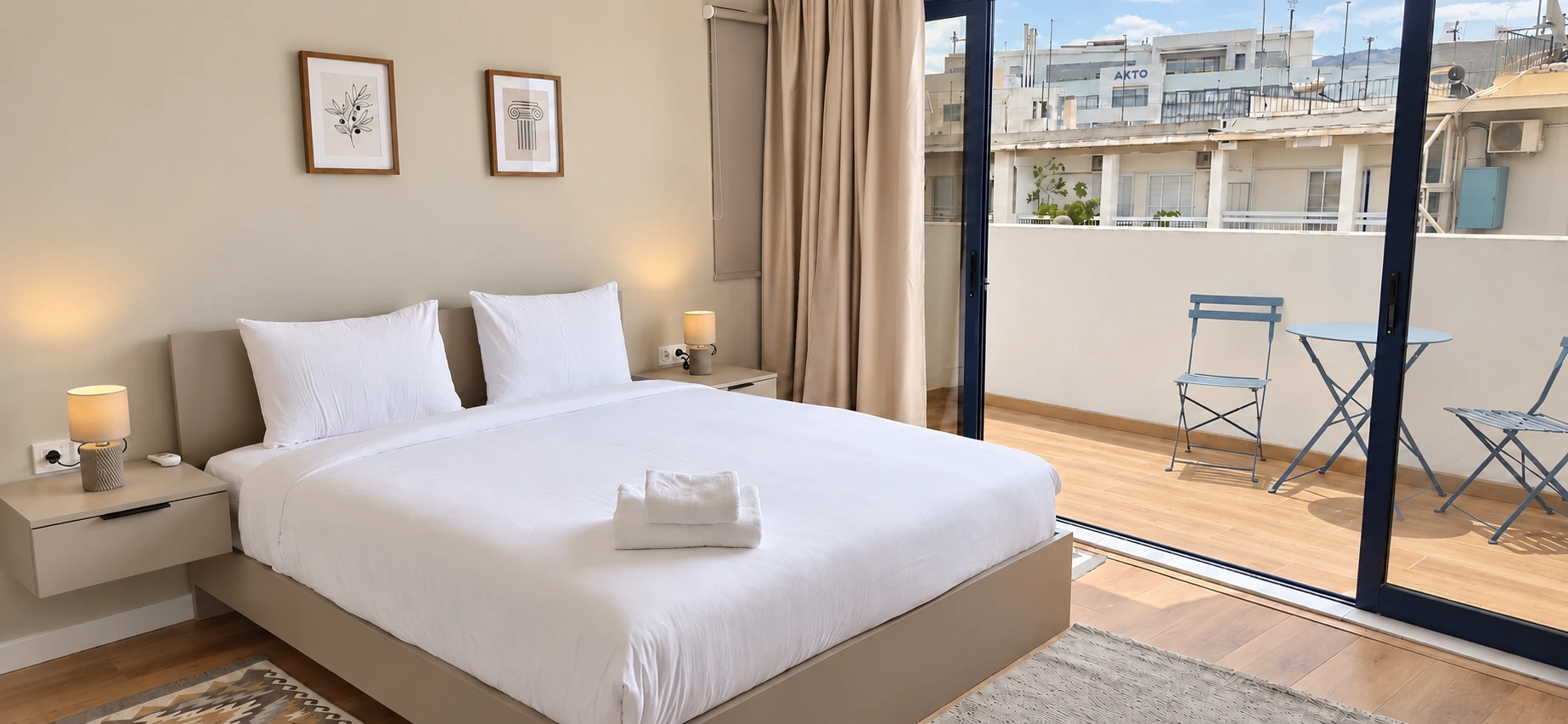 Suite with Terrace & Acropolis View at Figleaf Kypseli in Athens
